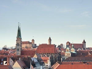 Panoramabild der Stadt Nürnberg